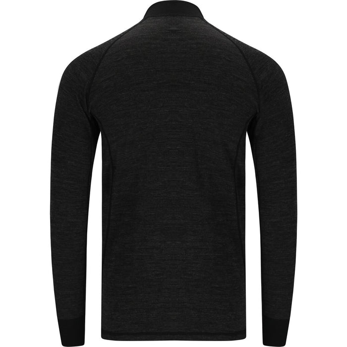 WHISTLER Bishop M Merino Wool Ski Pulli Baselayer 1011 Dark Grey Melange