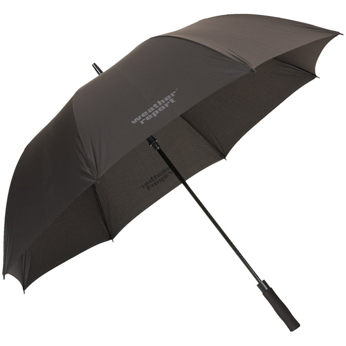 WEATHER REPORT Bissau Umbrella Accessories 1001S Black Solid