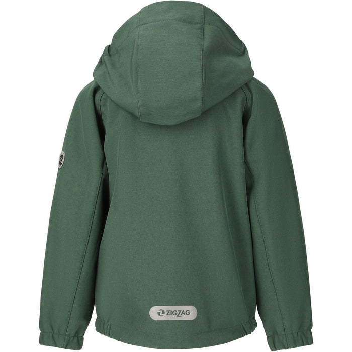 ZIGZAG Bjorn Melange Softshell Jacket W-PRO 8000 Softshell 3175 Trekking Green