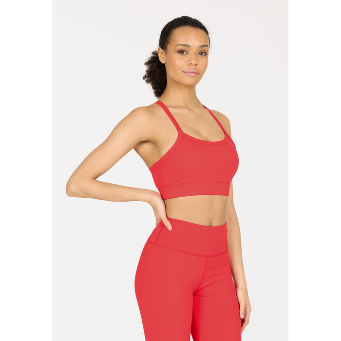 ATHLECIA Bloom V2 W Sports Bra Sports Bra 4226 Teaberry