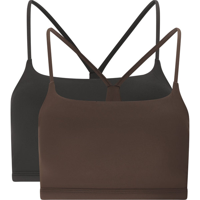 ATHLECIA Blossom W 2-Pack Sports Bra (mix col.) Sports Bra 1294 Chocolate Torte