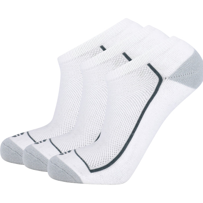 ENDURANCE Boron Low Cut Socks 3-Pack Socks 1002 White
