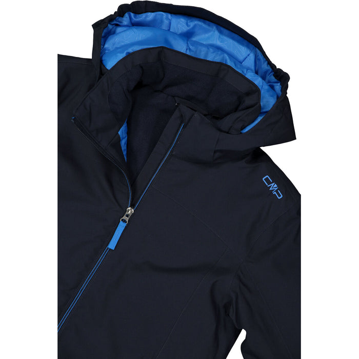 CMP Boy Ski Jacket With Hood WP5000 Jacket 26NU B.BLUE-R.BLUE