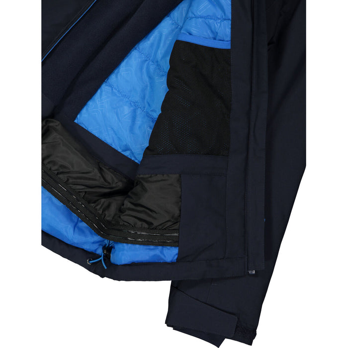 CMP Boy Ski Jacket With Hood WP5000 Jacket 26NU B.BLUE-R.BLUE