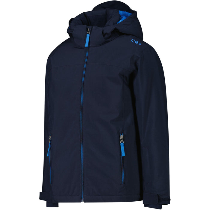 CMP Boy Ski Jacket With Hood WP5000 Jacket 26NU B.BLUE-R.BLUE