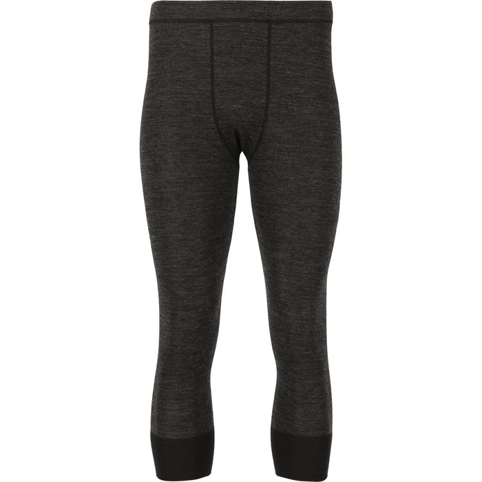WHISTLER Bradley M Merino Wool Baselayer 3/4 Pants Baselayer 1011 Dark Grey Melange