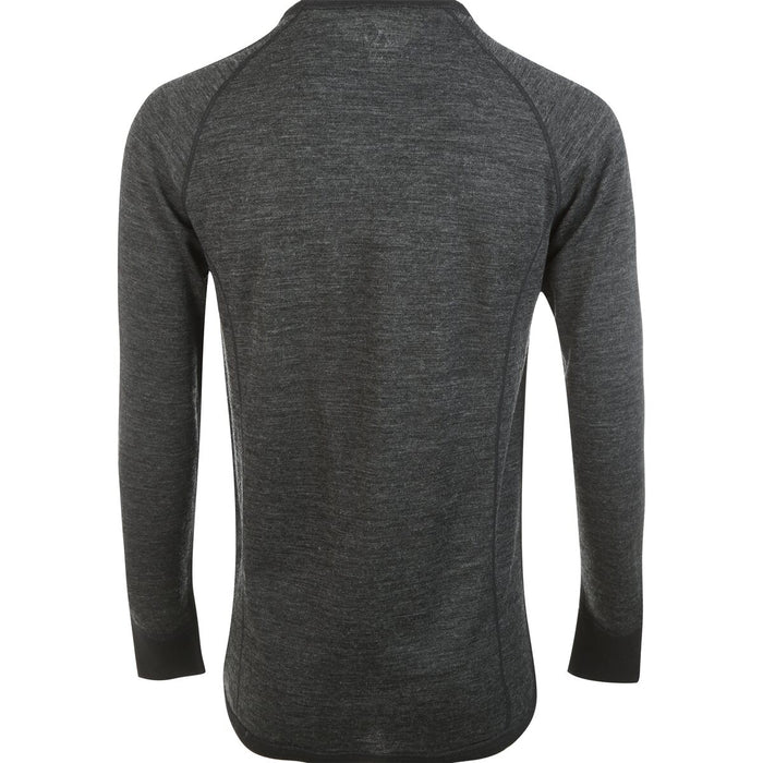 WHISTLER Bradley M Merino Wool Baselayer Top Baselayer 1011 Dark Grey Melange