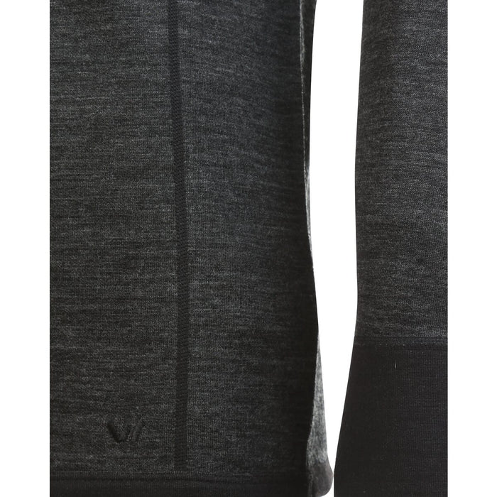 WHISTLER Bradley M Merino Wool Baselayer Top Baselayer 1011 Dark Grey Melange