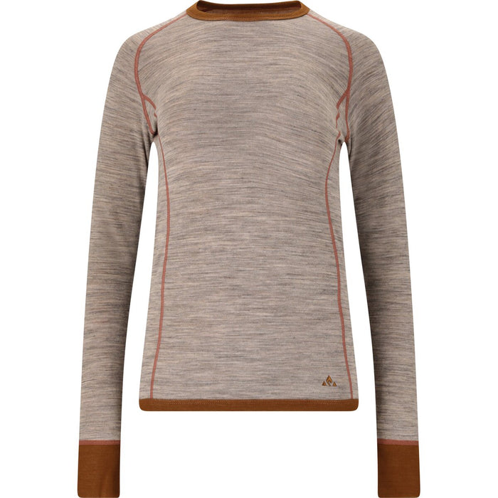 WHISTLER Brandi W Merino Wool Baselayer Top Baselayer 1005 Light Grey Melange