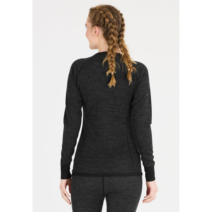 WHISTLER Brandi W Merino Wool Baselayer Top Baselayer 1011 Dark Grey Melange