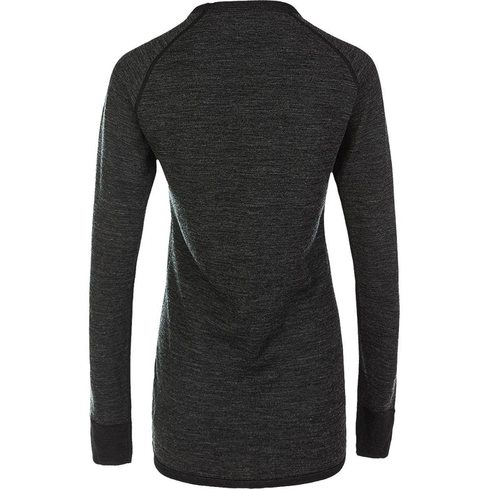 WHISTLER Brandi W Merino Wool Baselayer Top Baselayer 1011 Dark Grey Melange