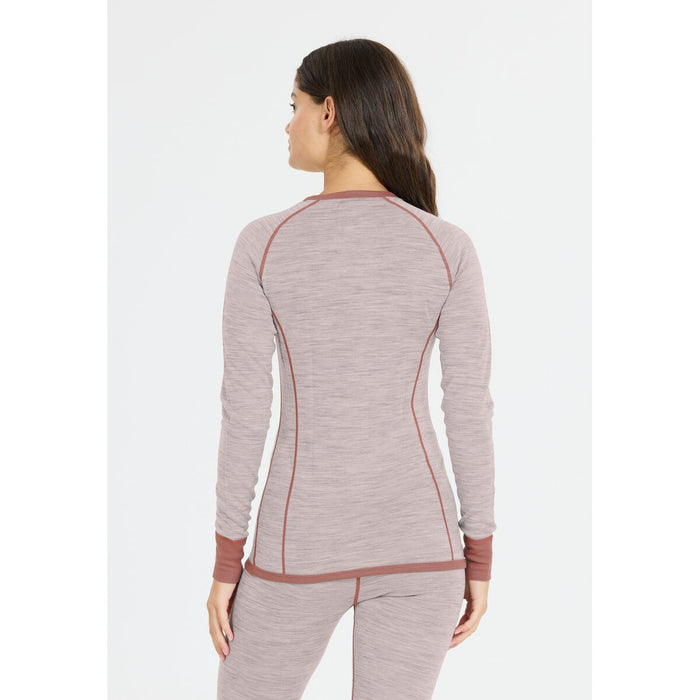WHISTLER Brandi W Merino Wool Baselayer Top Baselayer 1109 Burlwood