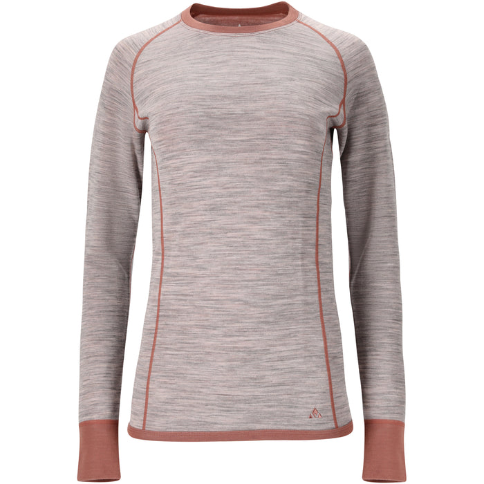 WHISTLER Brandi W Merino Wool Baselayer Top Baselayer 1109 Burlwood
