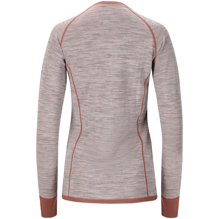 WHISTLER Brandi W Merino Wool Baselayer Top Baselayer 1109 Burlwood