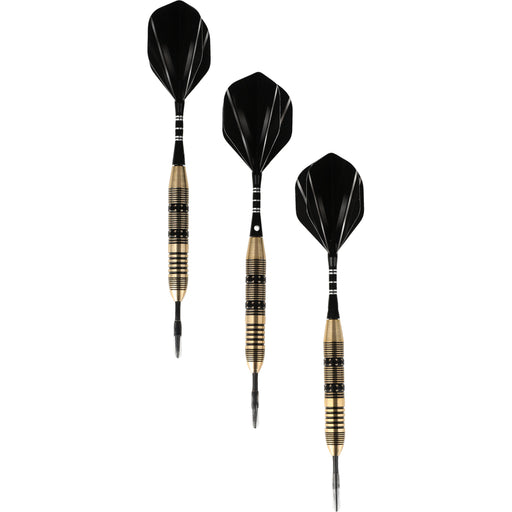 REZO Brass Darts 24g w/ Aluminum Shafts 3pcs Accessories 1001 Black