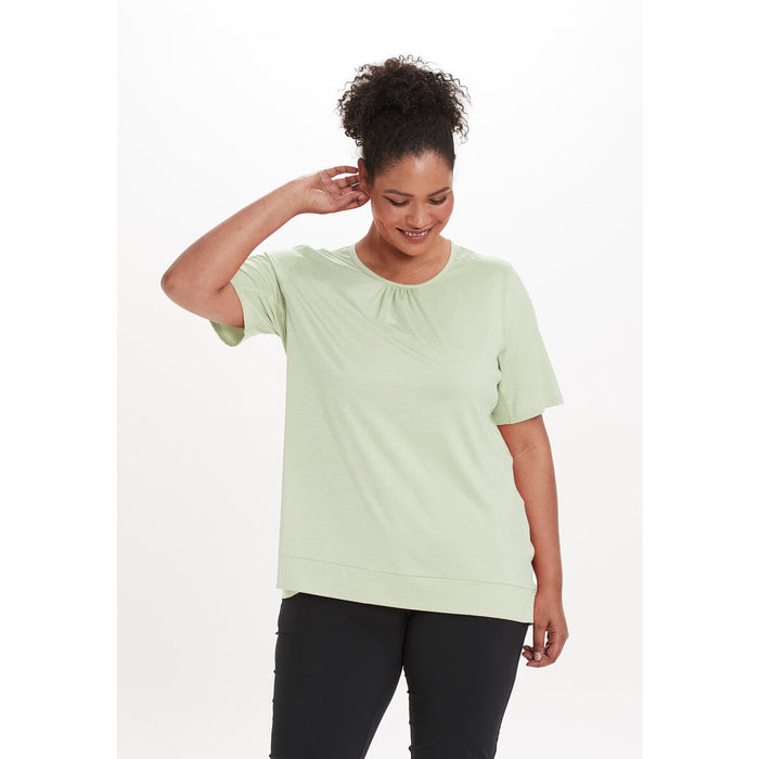 Q SPORTSWEAR Bree W Melange S/S Tee T-shirt 3119 Sea Foam