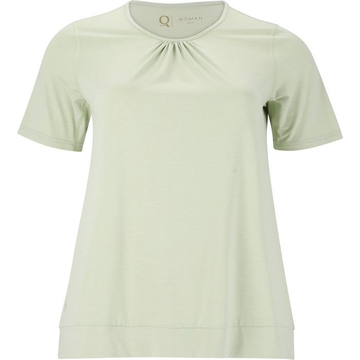 Q SPORTSWEAR Bree W Melange S/S Tee T-shirt 3119 Sea Foam