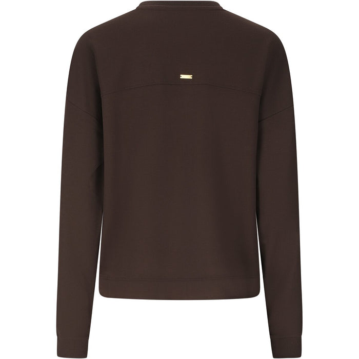 ATHLECIA Brenan W Crew Neck Sweatshirt 1294 Chocolate Torte