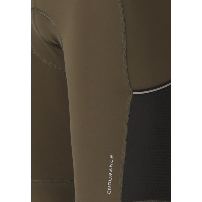 ENDURANCE Brillant M Cycling/MTB Cargo Tights W/Bib Cycling Tights 1071 Black Ink