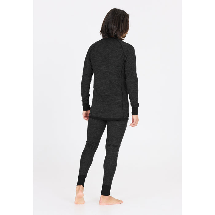 WHISTLER Briston M Merino Wool Baselayer Set Baselayer 1011 Dark Grey Melange