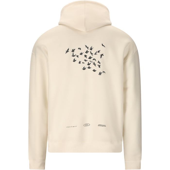 VIRTUS Brody M Graphic Hoody Sweatshirt 1115 Egret