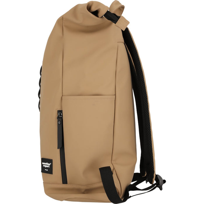 WEATHER REPORT Bronze PU Backpack Bags