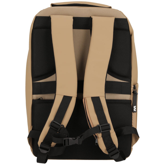 WEATHER REPORT Bronze PU Computer Backpack Bags