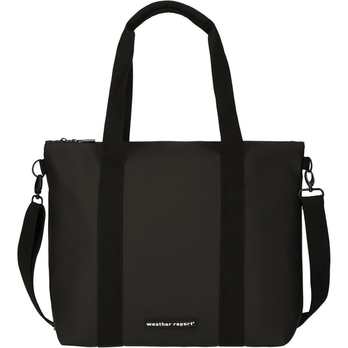 WEATHER REPORT Bronze PU Tote Bag Bags 1001 Black