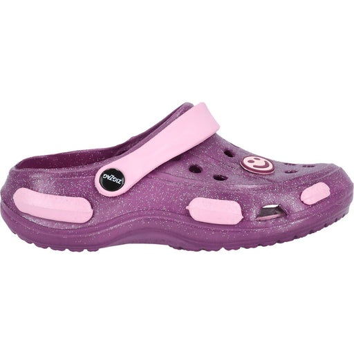 ZIGZAG Burab Kids Glitter Clog Sandal Sandal 4140 Damson