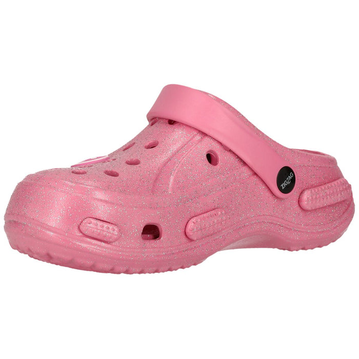 ZIGZAG Burab Kids Glitter Clog Sandal V2 Sandal 4391 Begonia Pink