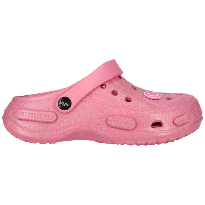ZIGZAG Burab Kids Glitter Clog Sandal V2 Sandal 4391 Begonia Pink