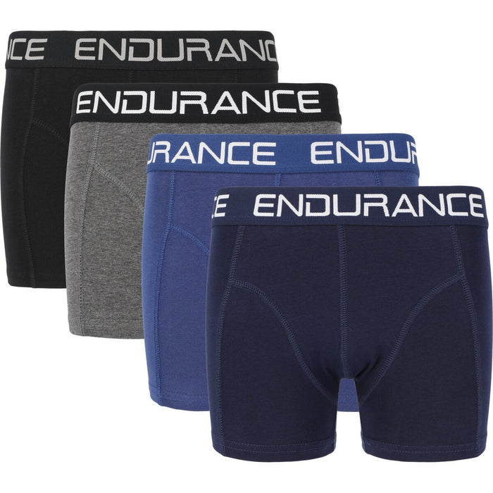 ENDURANCE Burke Jr. Boxer Shorts 4-Pack Underwear 8881 Multi Color