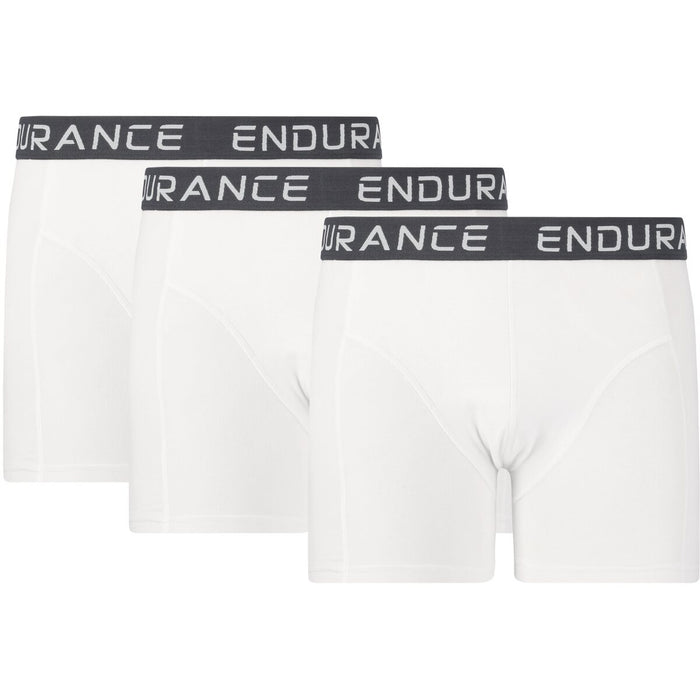 ENDURANCE Burke M Boxershorts 3-Pack Underwear 1002S White