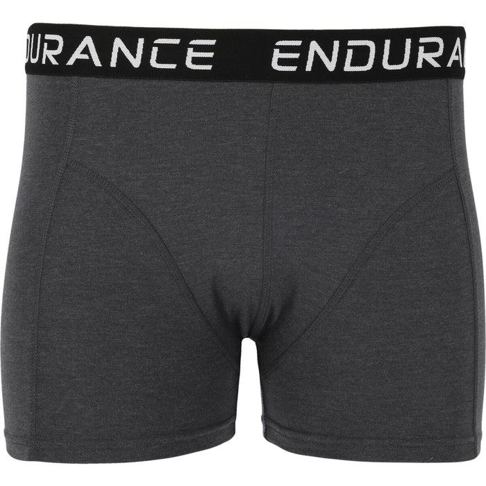 ENDURANCE Burke M Boxershorts 3-Pack Underwear 1011 Dark Grey Melange