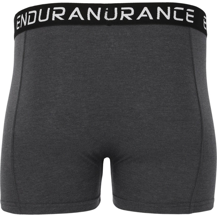 ENDURANCE Burke M Boxershorts 3-Pack Underwear 1011 Dark Grey Melange