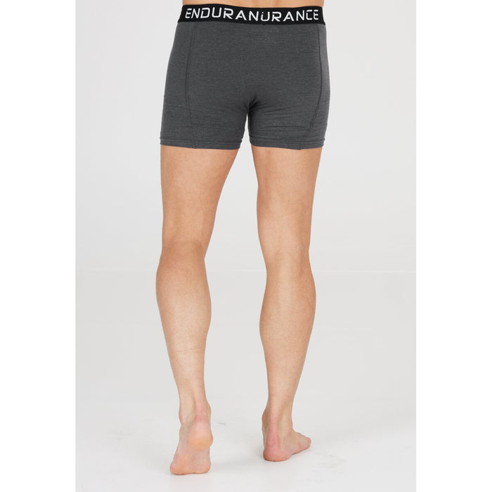 ENDURANCE Burke M Boxershorts 3-Pack Underwear 1011 Dark Grey Melange