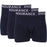 ENDURANCE Burke M Boxershorts 3-Pack Underwear 2002S Navy