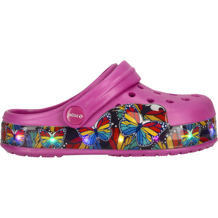 ZIGZAG Burundi Closed Kids Sandal W/lights Sandal 4016 Magic Purple