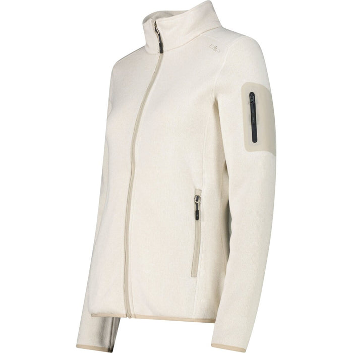 CMP CMP WOMAN KNITTECH FLEECE JACKET Fleece 03XZ Bianco Gesso-Darker
