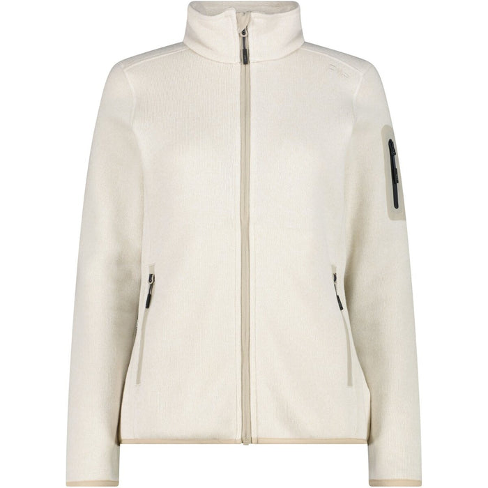 CMP CMP WOMAN KNITTECH FLEECE JACKET Fleece 03XZ Bianco Gesso-Darker