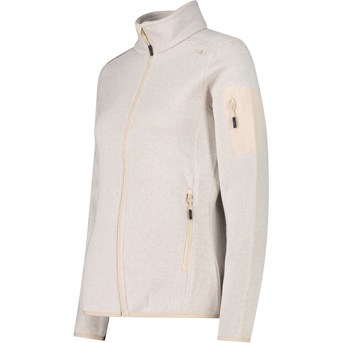 CMP CMP WOMAN KNITTECH FLEECE JACKET Fleece 05XV Vaniglia-Bianco