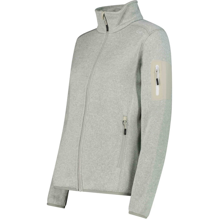 CMP CMP WOMAN KNITTECH FLEECE JACKET Fleece 11FV Pistaccio-Bianco