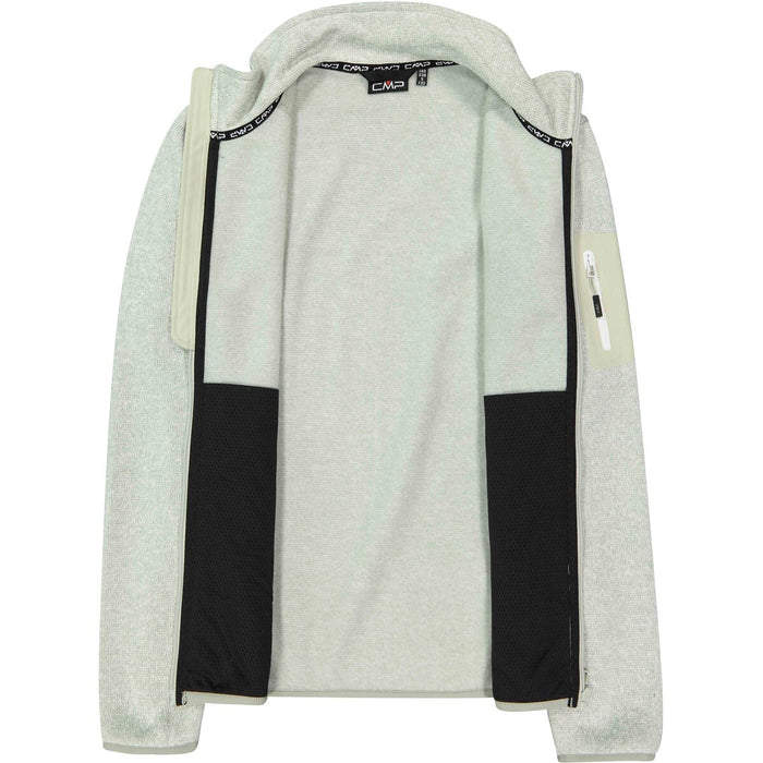 CMP CMP WOMAN KNITTECH FLEECE JACKET Fleece 11FV Pistaccio-Bianco