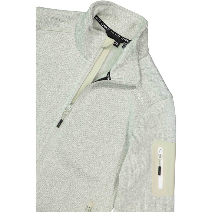 CMP CMP WOMAN KNITTECH FLEECE JACKET Fleece 11FV Pistaccio-Bianco