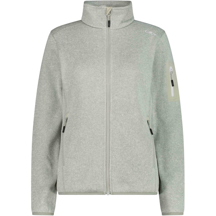 CMP CMP WOMAN KNITTECH FLEECE JACKET Fleece 11FV Pistaccio-Bianco
