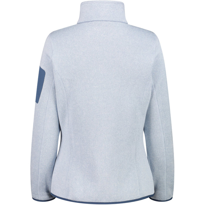 CMP CMP WOMAN KNITTECH FLEECE JACKET Fleece 15LV Sky Blue-Bianco
