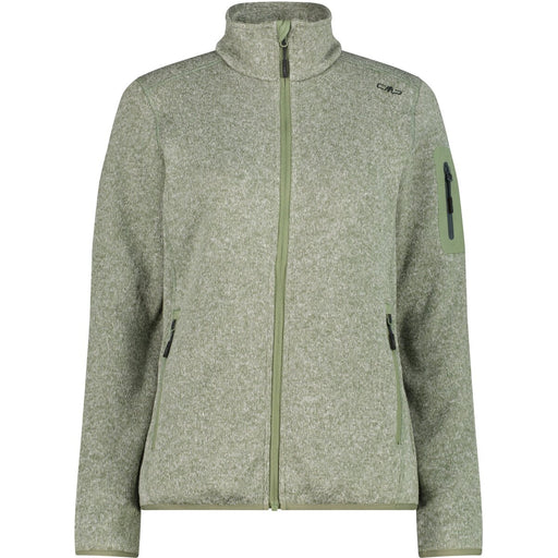 CMP CMP WOMAN KNITTECH FLEECE JACKET Fleece 20EZ Green Tea-B. CO Gesso