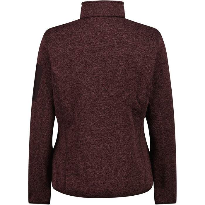 CMP CMP WOMAN KNITTECH FLEECE JACKET Fleece 21CZ Black Berry-Lighter