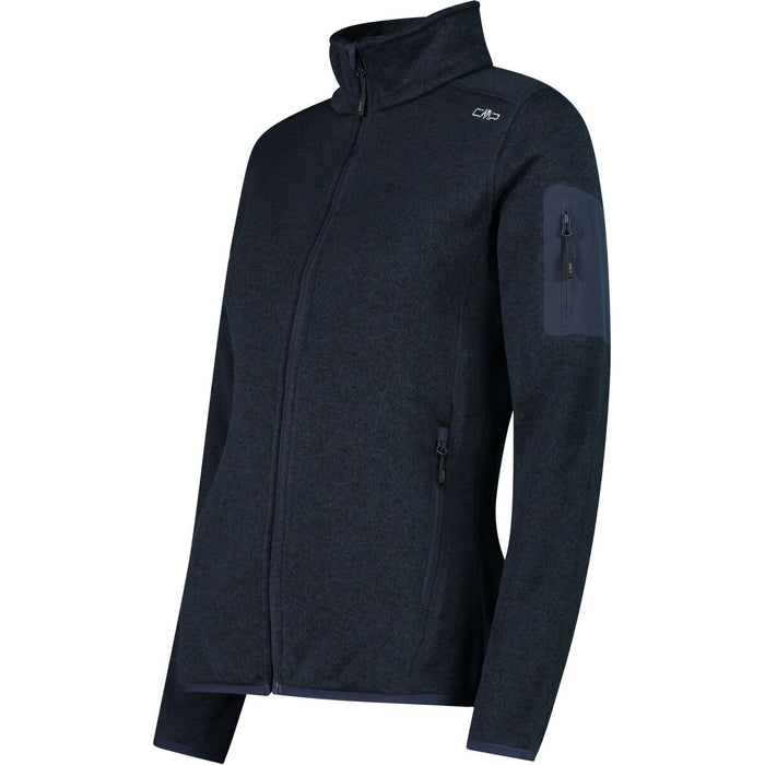 CMP CMP WOMAN KNITTECH FLEECE JACKET Fleece 22NS B. Blue