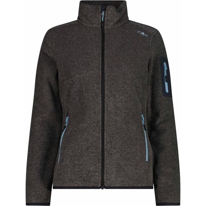 CMP CMP WOMAN KNITTECH FLEECE JACKET Fleece 31UZ Antracite-Cool Blue